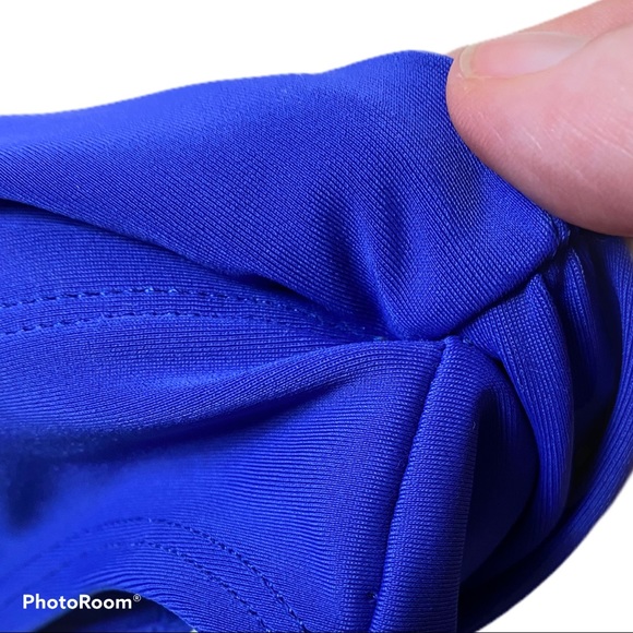 Athleta gathered waist band swim bottom blue Large - Picture 11 of 12